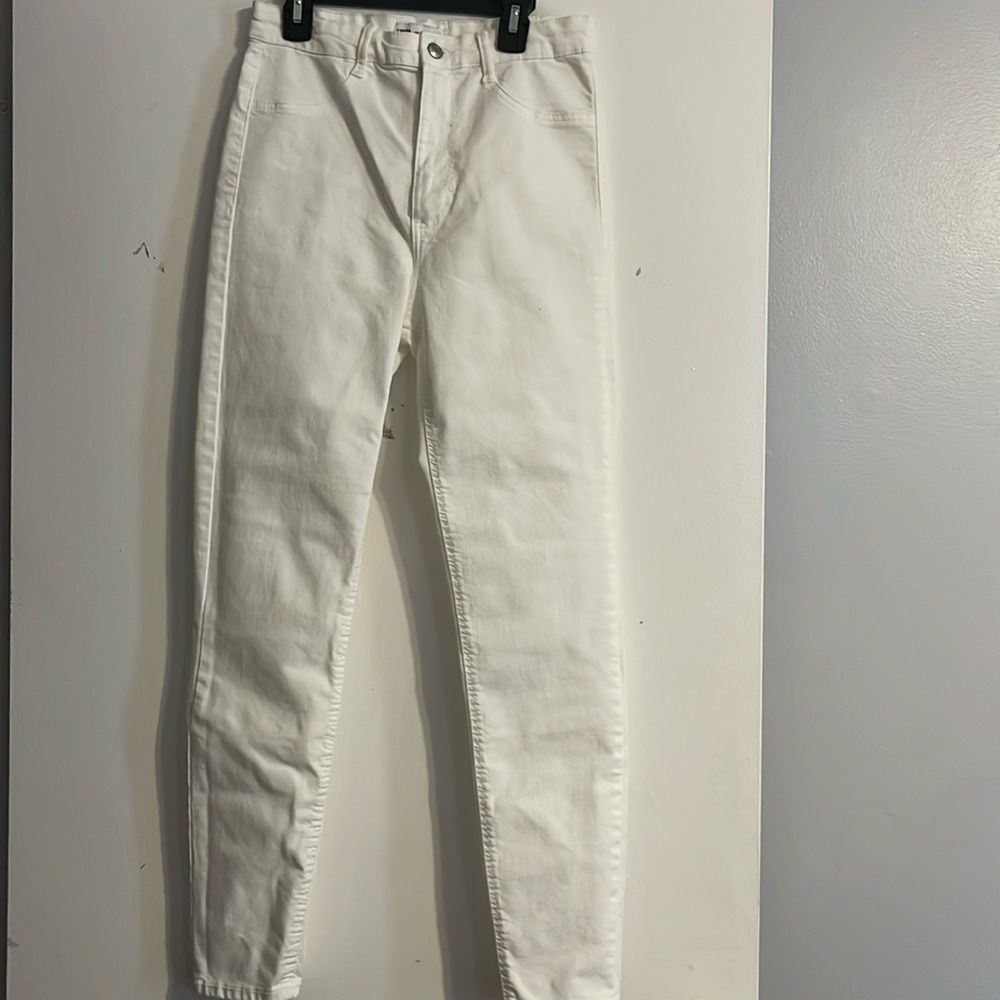 Zara White Slim Fit Skinny 8